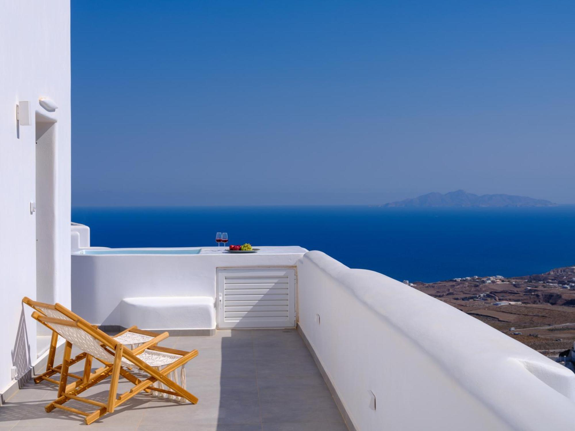 Terra Blanca Suites Imerovígli Eksteriør bilde