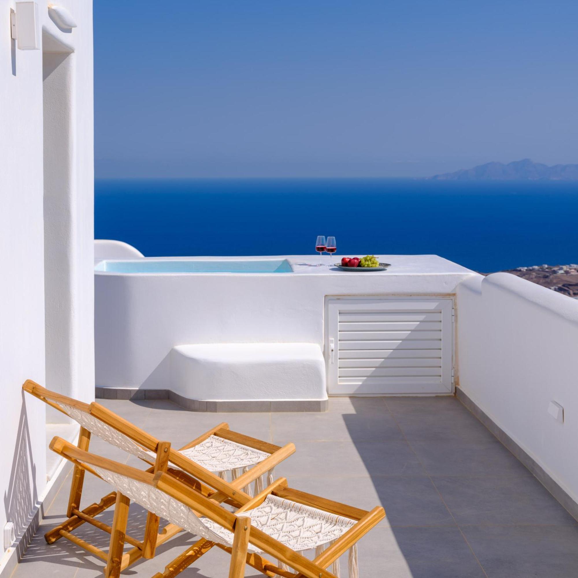 Terra Blanca Suites Imerovígli Eksteriør bilde
